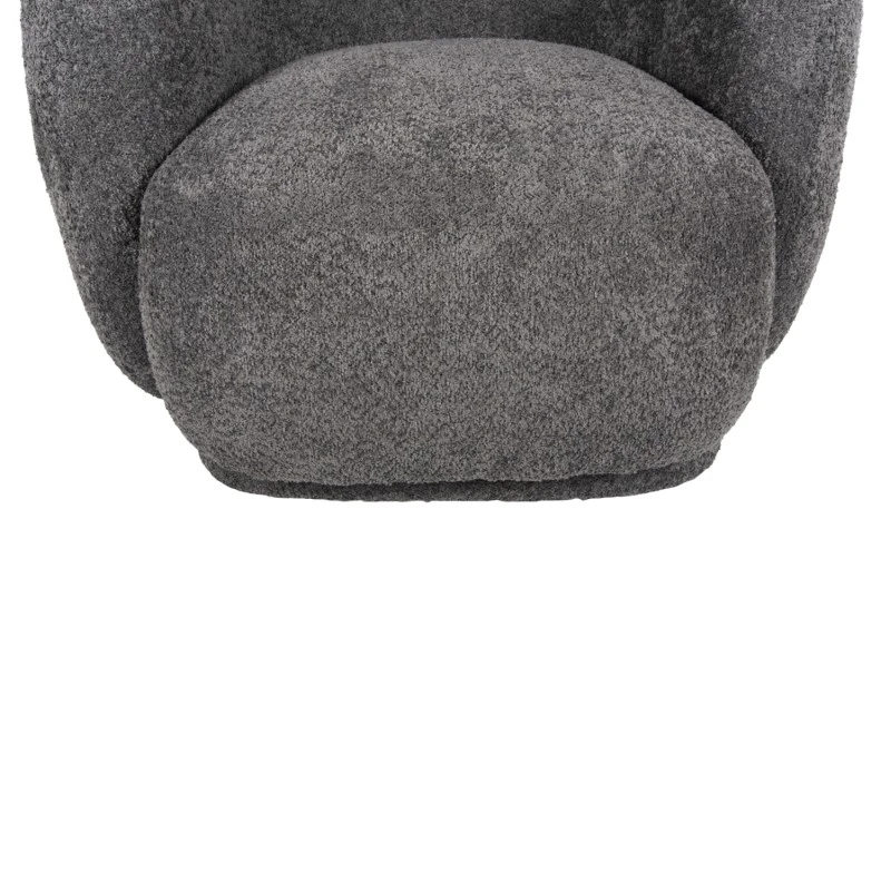 ΠΟΛΥΘΡΟΝΑ KARPEN HM9600.01 ΓΚΡΙ ΜΠΟΥΚΛΕ ΥΦΑΣΜΑ  93x87x78Υ εκ.