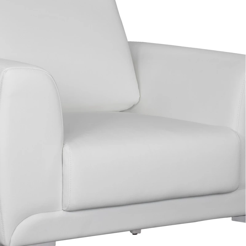 ΠΟΛΥΘΡΟΝΑ KENZIE HM3121.12 ΜΕ ΛΕΥΚΟ PU 89x81x81 εκ.