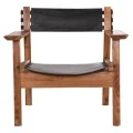 ΠΟΛΥΘΡΟΝΑ KONNA HM9928.01 TEAK ΞΥΛΟ ΣΕ ΦΥΣΙΚΟ-ΔΕΡΜΑ ΑΓΕΛΑΔΟΣ ΣΕ ΜΑΥΡΟ 80x64x73Υεκ.