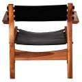 ΠΟΛΥΘΡΟΝΑ KONNA HM9928.01 TEAK ΞΥΛΟ ΣΕ ΦΥΣΙΚΟ-ΔΕΡΜΑ ΑΓΕΛΑΔΟΣ ΣΕ ΜΑΥΡΟ 80x64x73Υεκ.