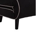 ΠΟΛΥΘΡΟΝΑ ΚΡΕΒΑΤΙ BRAXTON HM8425.03 ΜΑΥΡΟ ΥΦΑΣΜΑ 78x88x78Υεκ.