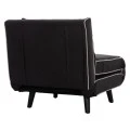 ΠΟΛΥΘΡΟΝΑ ΚΡΕΒΑΤΙ BRAXTON HM8425.03 ΜΑΥΡΟ ΥΦΑΣΜΑ 78x88x78Υεκ.