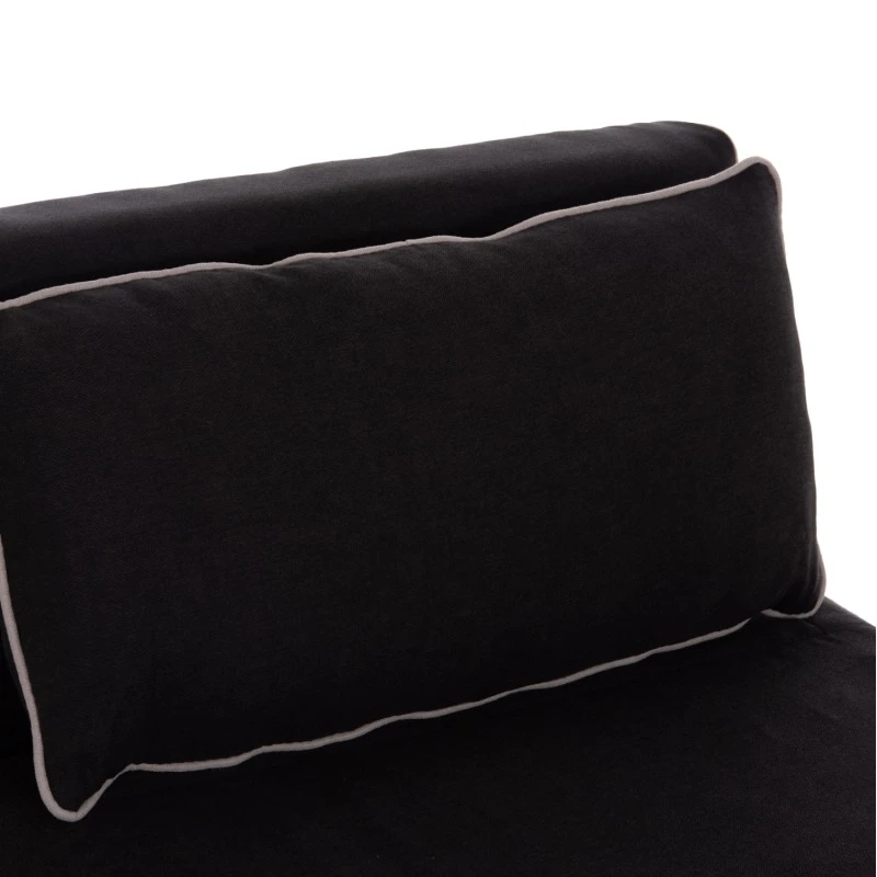 ΠΟΛΥΘΡΟΝΑ ΚΡΕΒΑΤΙ BRAXTON HM8425.03 ΜΑΥΡΟ ΥΦΑΣΜΑ 78x88x78Υεκ.
