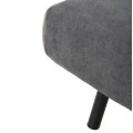 ΠΟΛΥΘΡΟΝΑ ΚΡΕΒΑΤΙ BRAXTON HM8425.10 ΣΚΟΥΡΟ ΓΚΡΙ ΥΦΑΣΜΑ 78x88x78Υεκ.