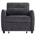 ΠΟΛΥΘΡΟΝΑ-ΚΡΕΒΑΤΙ ORYN HM3307.01 ΓΚΡΙ ΥΦΑΣΜΑ 85x88x78Υεκ.