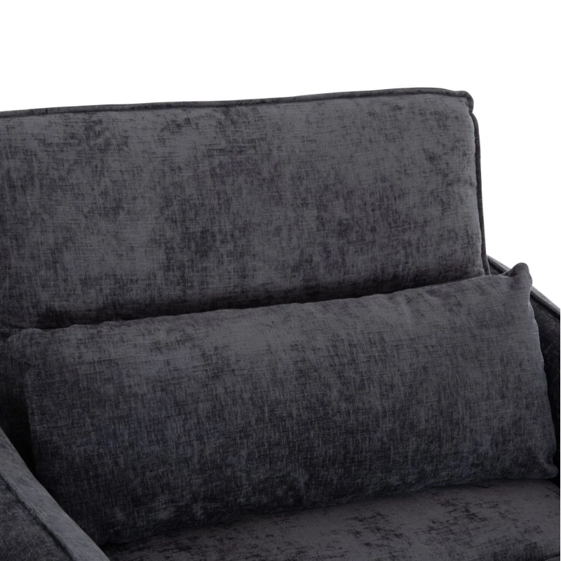 ΠΟΛΥΘΡΟΝΑ-ΚΡΕΒΑΤΙ ORYN HM3307.01 ΓΚΡΙ ΥΦΑΣΜΑ 85x88x78Υεκ.