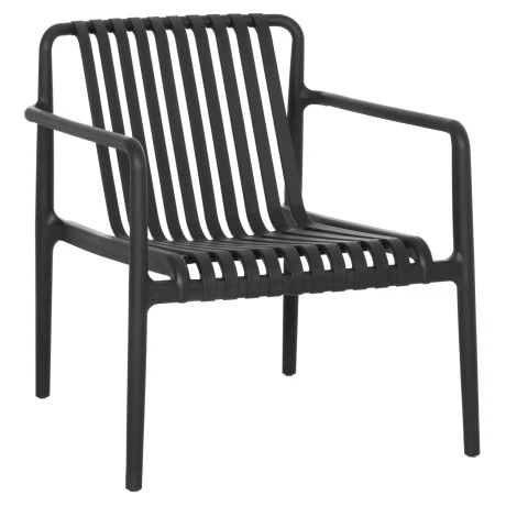 ΠΟΛΥΘΡΟΝΑ LOUNGE ΕΞΩΤ.ΧΩΡΟΥ MALEN HM6626.02 ΜΑΥΡΟ ΠΟΛΥΠΡΟΠΥΛΕΝΙΟ 67x75x75Υεκ