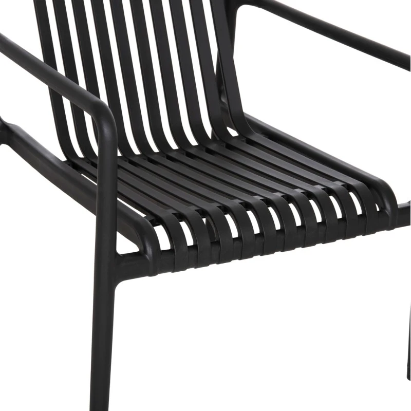 ΠΟΛΥΘΡΟΝΑ LOUNGE ΕΞΩΤ.ΧΩΡΟΥ MALEN HM6626.02 ΜΑΥΡΟ ΠΟΛΥΠΡΟΠΥΛΕΝΙΟ 67x75x75Υεκ