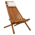 ΠΟΛΥΘΡΟΝΑ LOUNGE ΜΕ ΜΑΞΙΛΑΡΑΚΙ ΠΤΥΣΣΟΜΕΝΗ SHIGAN HM6530 ΞΥΛΟ ΑΚΑΚΙΑΣ 88x59x82.5Υεκ