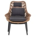 ΠΟΛΥΘΡΟΝΑ LOUNGE ΜΕ ΥΠΟΠΟΔΙΟ REMVAZZO HM6561.01 ΑΛΟΥΜΙΝΙΟ ΓΚΡΙ--WICKER 90x85x96Υεκ