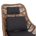 ΠΟΛΥΘΡΟΝΑ LOUNGE ΜΕ ΥΠΟΠΟΔΙΟ REMVAZZO HM6561.01 ΑΛΟΥΜΙΝΙΟ ΓΚΡΙ--WICKER 90x85x96Υεκ
