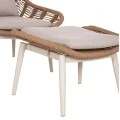 ΠΟΛΥΘΡΟΝΑ LOUNGE ΜΕ ΥΠΟΠΟΔΙΟ REMVAZZO HM6561.02 ΑΛΟΥΜΙΝΙΟ ΜΠΕΖ--WICKER 90x85x96Υεκ