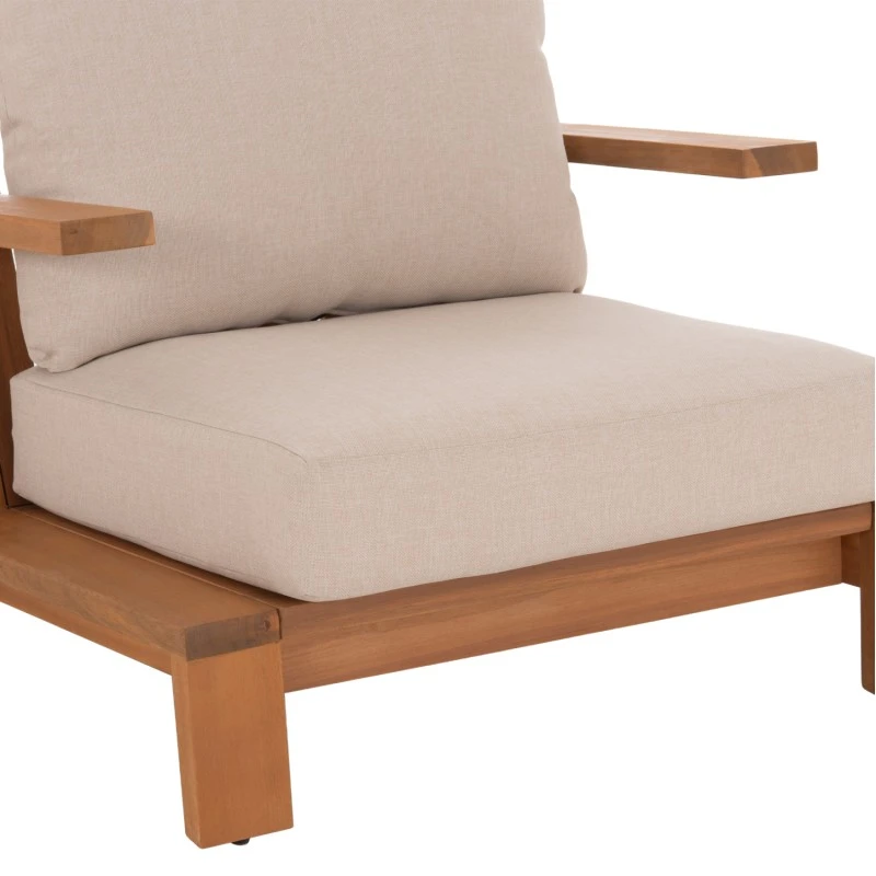 ΠΟΛΥΘΡΟΝΑ LOUNGE MIREX HM6641 ΞΥΛΟ ΑΚΑΚΙΑΣ ΦΥΣΙΚΟ-ΕΚΡΟΥ ΜΑΞΙΛΑΡΙΑ 80x96x62Υεκ