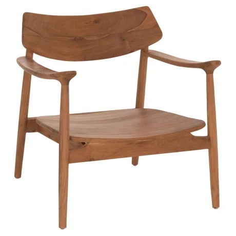 ΠΟΛΥΘΡΟΝΑ LOUNGE RANGER HM18255.01 ΞΥΛΟ TEAK ΣΕ ΦΥΣΙΚΟ 70x73x73Υεκ.