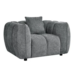 ΠΟΛΥΘΡΟΝΑ LYKKE HM3325.01 ΓΚΡΙ ΥΦΑΣΜΑ 119x89x70Υεκ