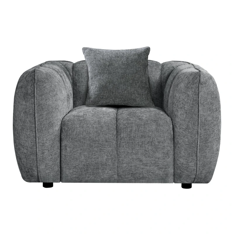 ΠΟΛΥΘΡΟΝΑ LYKKE HM3325.01 ΓΚΡΙ ΥΦΑΣΜΑ 119x89x70Υεκ