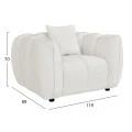 ΠΟΛΥΘΡΟΝΑ LYKKE HM3325.02 ΕΚΡΟΥ ΥΦΑΣΜΑ 119x89x70Υεκ