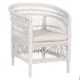 ΠΟΛΥΘΡΟΝΑ MALAWI HM9635.02 ΞΥΛΟ ΜΑΟΝΙ ΜΕ RATTAN ΛΕΥΚΟ--Β'ΔΙΑΛΟΓΗΣ 80x70x86Υεκ.