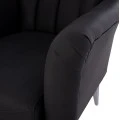 ΠΟΛΥΘΡΟΝΑ ΜΠΕΡΖΕΡΑ Τ. CHESTERFIELD ΣΕ ΧΡΩΜΑ ΜΑΥΡΟ HM9217.01 87x88x100 εκ.