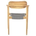 ΠΟΛΥΘΡΟΝΑ OSLO HM9636.08 ΞΥΛΟ TEAK ΦΥΣΙΚΟ & ΓΚΡΙ ΣΧΟΙΝΙ 55x54x80Yεκ.