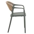 ΠΟΛΥΘΡΟΝΑ ΠΟΛΥΠΡΟΠΥΛΕΝΙΟΥ EVA HM6155.05 OLIVE GREEN--P.P. ΜΠΕΖ ΣΧΟΙΝΙ 56,5x53x80Υεκ.
