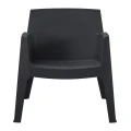 ΠΟΛΥΘΡΟΝΑ ΠΟΛΥΠΡΟΠΥΛΕΝΙΟΥ LOUNGE SLEEK HM6365.02 ΜΑΥΡΟ 62x68x73Υεκ.