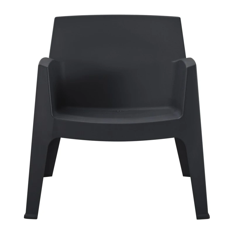 ΠΟΛΥΘΡΟΝΑ ΠΟΛΥΠΡΟΠΥΛΕΝΙΟΥ LOUNGE SLEEK HM6365.02 ΜΑΥΡΟ 62x68x73Υεκ.