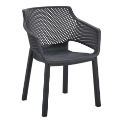 ΠΟΛΥΘΡΟΝΑ ΠΟΛΥΠΡΟΠΥΛΕΝΙΟΥ PEGGY HM6368.02 ΜΑΥΡΟ 60x55x79Υεκ