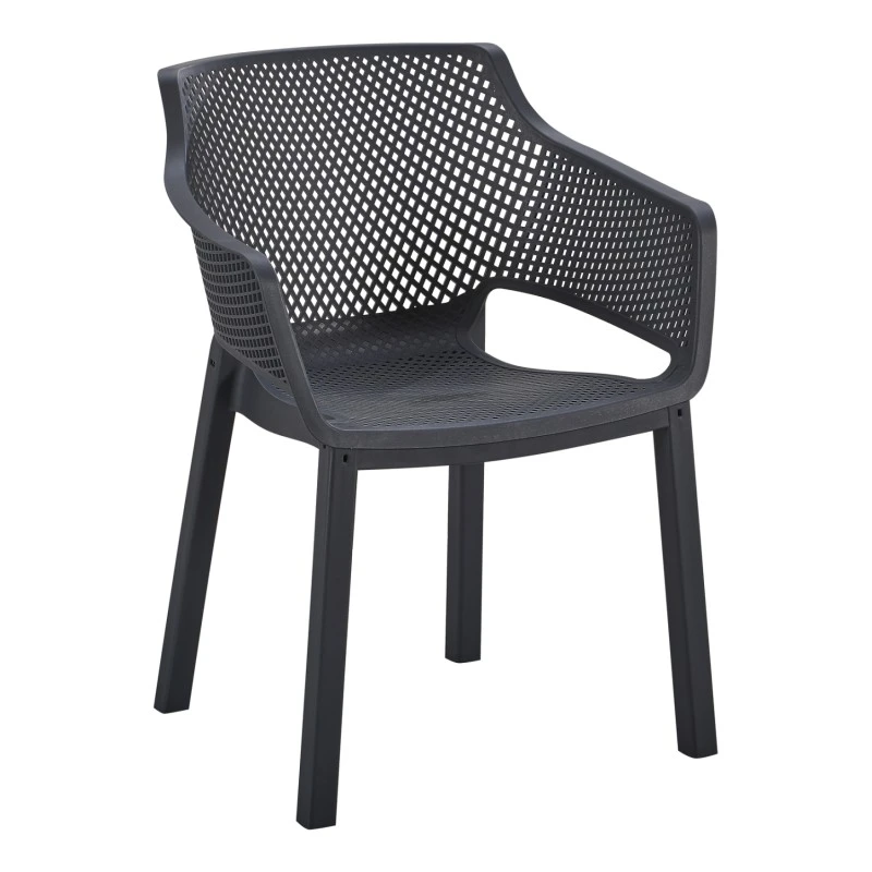 ΠΟΛΥΘΡΟΝΑ ΠΟΛΥΠΡΟΠΥΛΕΝΙΟΥ PEGGY HM6368.02 ΜΑΥΡΟ 60x55x79Υεκ