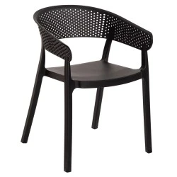 ΠΟΛΥΘΡΟΝΑ ΠΟΛΥΠΡΟΠΥΛΕΝΙΟΥ PERFOE HM5941.02 ΜΑΥΡΗ 56x50x73Υ εκ.