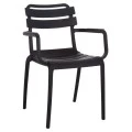 ΠΟΛΥΘΡΟΝΑ ΠΟΛΥΠΡΟΠΥΛΕΝΙΟΥ PHILLY HM6123.02 ΜΑΥΡΟ 58,5x49x83,5Υεκ.