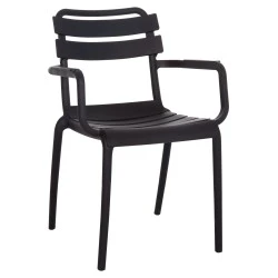 ΠΟΛΥΘΡΟΝΑ ΠΟΛΥΠΡΟΠΥΛΕΝΙΟΥ PHILLY HM6123.02 ΜΑΥΡΟ 58.5x49x83.5Υεκ.