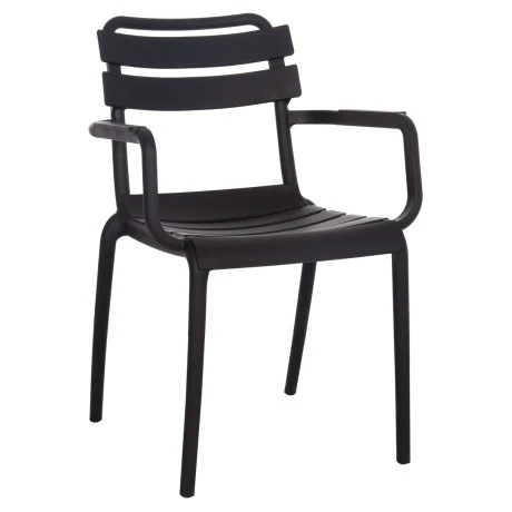 ΠΟΛΥΘΡΟΝΑ ΠΟΛΥΠΡΟΠΥΛΕΝΙΟΥ PHILLY HM6123.02 ΜΑΥΡΟ 58.5x49x83.5Υεκ.