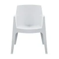 ΠΟΛΥΘΡΟΝΑ ΠΟΛΥΠΡΟΠΥΛΕΝΙΟΥ SLEEK HM6370.01 ΛΕΥΚΗ 68x63x82,5Υεκ.