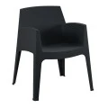 ΠΟΛΥΘΡΟΝΑ ΠΟΛΥΠΡΟΠΥΛΕΝΙΟΥ SLEEK HM6370.02 ΜΑΥΡΗ 68x63x82,5Υεκ.