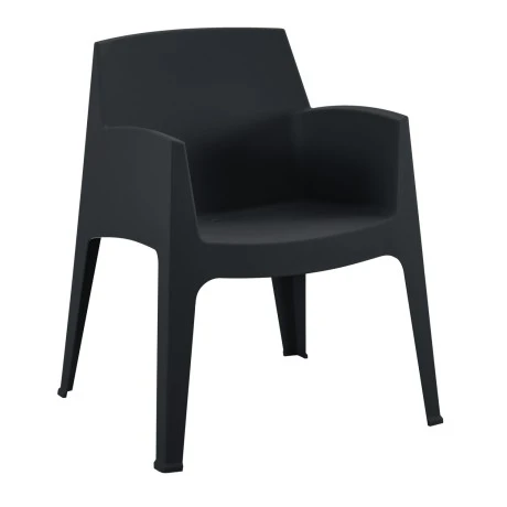 ΠΟΛΥΘΡΟΝΑ ΠΟΛΥΠΡΟΠΥΛΕΝΙΟΥ SLEEK HM6370.02 ΜΑΥΡΗ 68x63x82,5Υεκ.