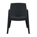 ΠΟΛΥΘΡΟΝΑ ΠΟΛΥΠΡΟΠΥΛΕΝΙΟΥ SLEEK HM6370.02 ΜΑΥΡΗ 68x63x82,5Υεκ.