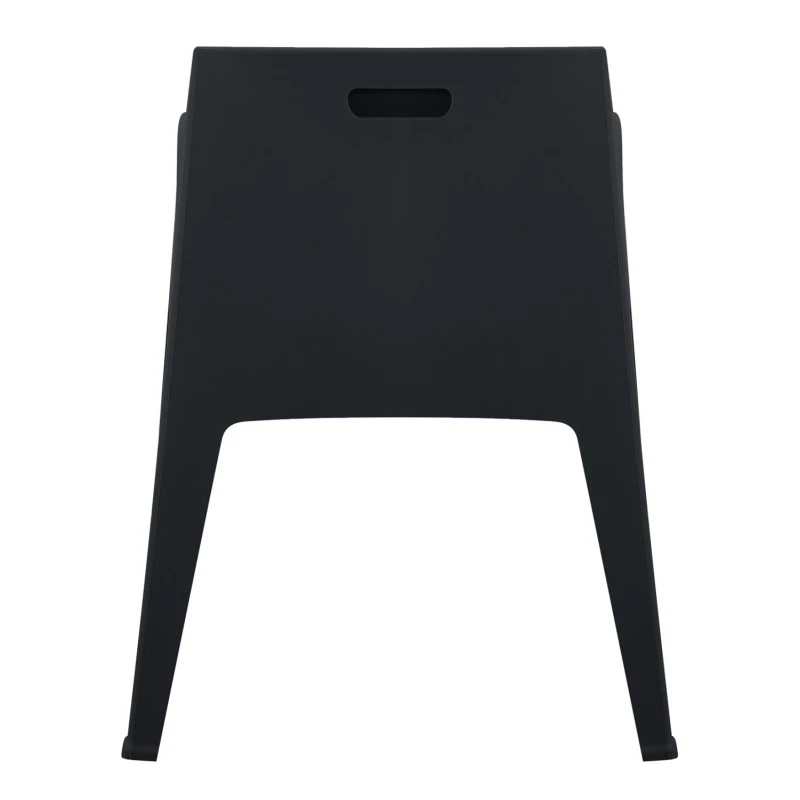 ΠΟΛΥΘΡΟΝΑ ΠΟΛΥΠΡΟΠΥΛΕΝΙΟΥ SLEEK HM6370.02 ΜΑΥΡΗ 68x63x82,5Υεκ.