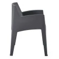 ΠΟΛΥΘΡΟΝΑ ΠΟΛΥΠΡΟΠΥΛΕΝΙΟΥ SLEEK HM6370.10 ΓΚΡΙ 68x63x82,5Υεκ.