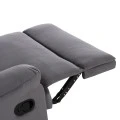 ΠΟΛΥΘΡΟΝΑ RELAX BRAYLEN HM3298.01 ΓΚΡΙ ΒΕΛΟΥΔΟ 85x90x95Υεκ.