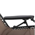 ΠΟΛΥΘΡΟΝΑ RELAX COMPANION HM5095.14 ΣΑΜΠΑΝΙ TEXTILENE-ΜΑΥΡΟ ΜΕΤΑΛΛΟ 67x145x110Υεκ.