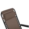 ΠΟΛΥΘΡΟΝΑ RELAX COMPANION HM5095.14 ΣΑΜΠΑΝΙ TEXTILENE-ΜΑΥΡΟ ΜΕΤΑΛΛΟ 67x145x110Υεκ.