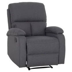 ΠΟΛΥΘΡΟΝΑ RELAX DIONI HM3296.01 ΓΚΡΙ ΥΦΑΣΜΑ 85x90x100Υεκ.