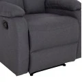ΠΟΛΥΘΡΟΝΑ RELAX DIONI HM3296.01 ΓΚΡΙ ΥΦΑΣΜΑ 85x90x100Υεκ.