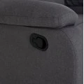 ΠΟΛΥΘΡΟΝΑ RELAX DIONI HM3296.01 ΓΚΡΙ ΥΦΑΣΜΑ 85x90x100Υεκ.