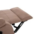 ΠΟΛΥΘΡΟΝΑ RELAX DIONI HM3296.03 ΜΠΕΖ ΥΦΑΣΜΑ 85x90x100Υεκ.