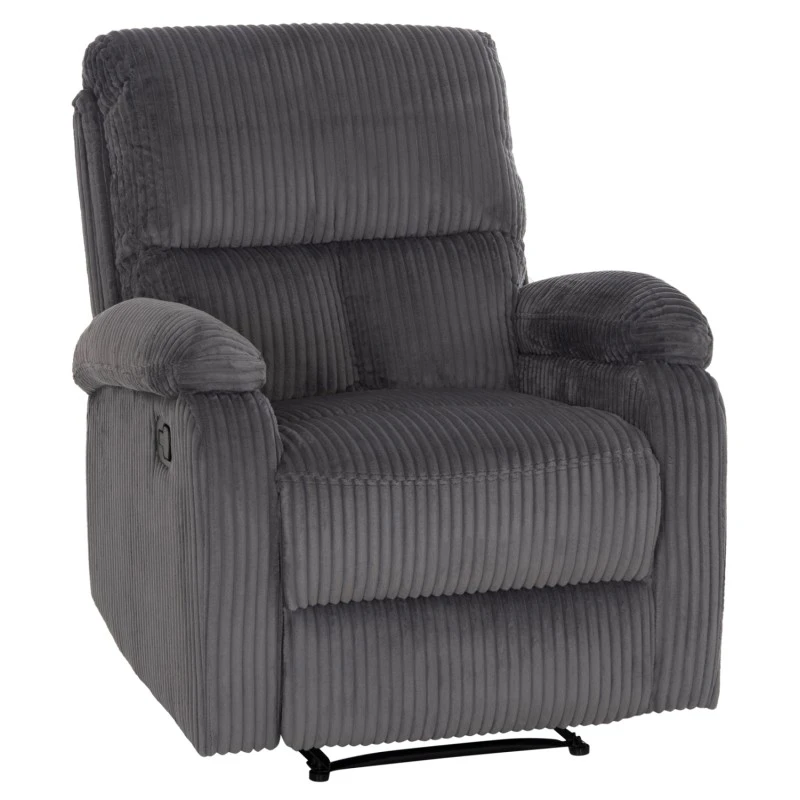 ΠΟΛΥΘΡΟΝΑ RELAX DIONI HM3296.11 ΓΚΡΙ ΡΙΓΕ ΥΦΑΣΜΑ 85x90x100Υεκ.