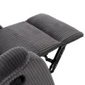 ΠΟΛΥΘΡΟΝΑ RELAX DIONI HM3296.11 ΓΚΡΙ ΡΙΓΕ ΥΦΑΣΜΑ 85x90x100Υεκ.