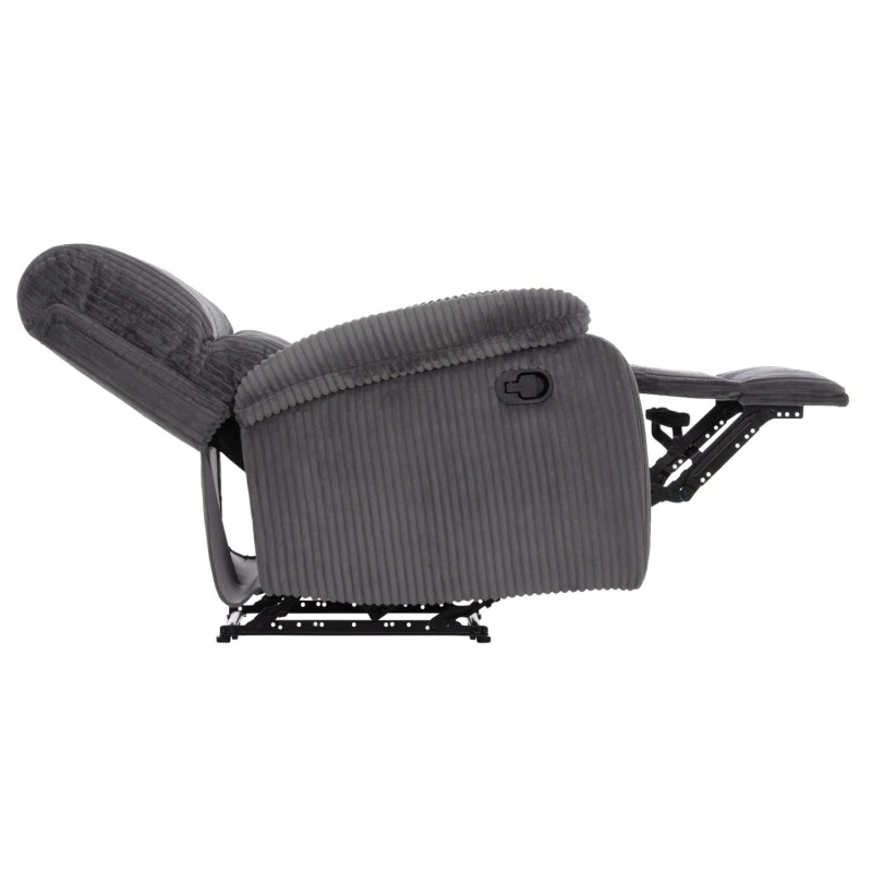 ΠΟΛΥΘΡΟΝΑ RELAX DIONI HM3296.11 ΓΚΡΙ ΡΙΓΕ ΥΦΑΣΜΑ 85x90x100Υεκ.