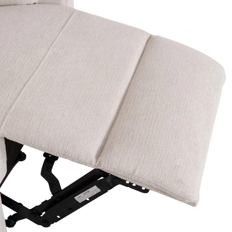 ΠΟΛΥΘΡΟΝΑ RELAX ΜΕ ΗΛΕΚΤΡΙΚΗ ΑΝΑΚΛΙΣΗ SYNTHIA HM3309.01 ΜΠΕΖ ΥΦΑΣΜΑ 75x86x100Yεκ